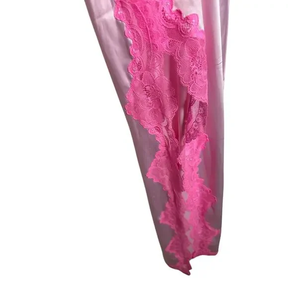 Skims Woven Shine Lace Long Dress - Cherry Blossom size XSmall -  www.joarbit.com